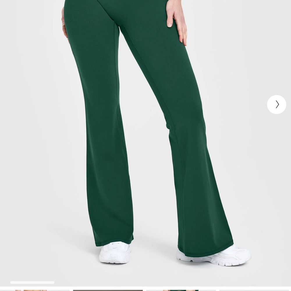 Oner Active Soft motion flared leggings in RACING GREEN message before purchase